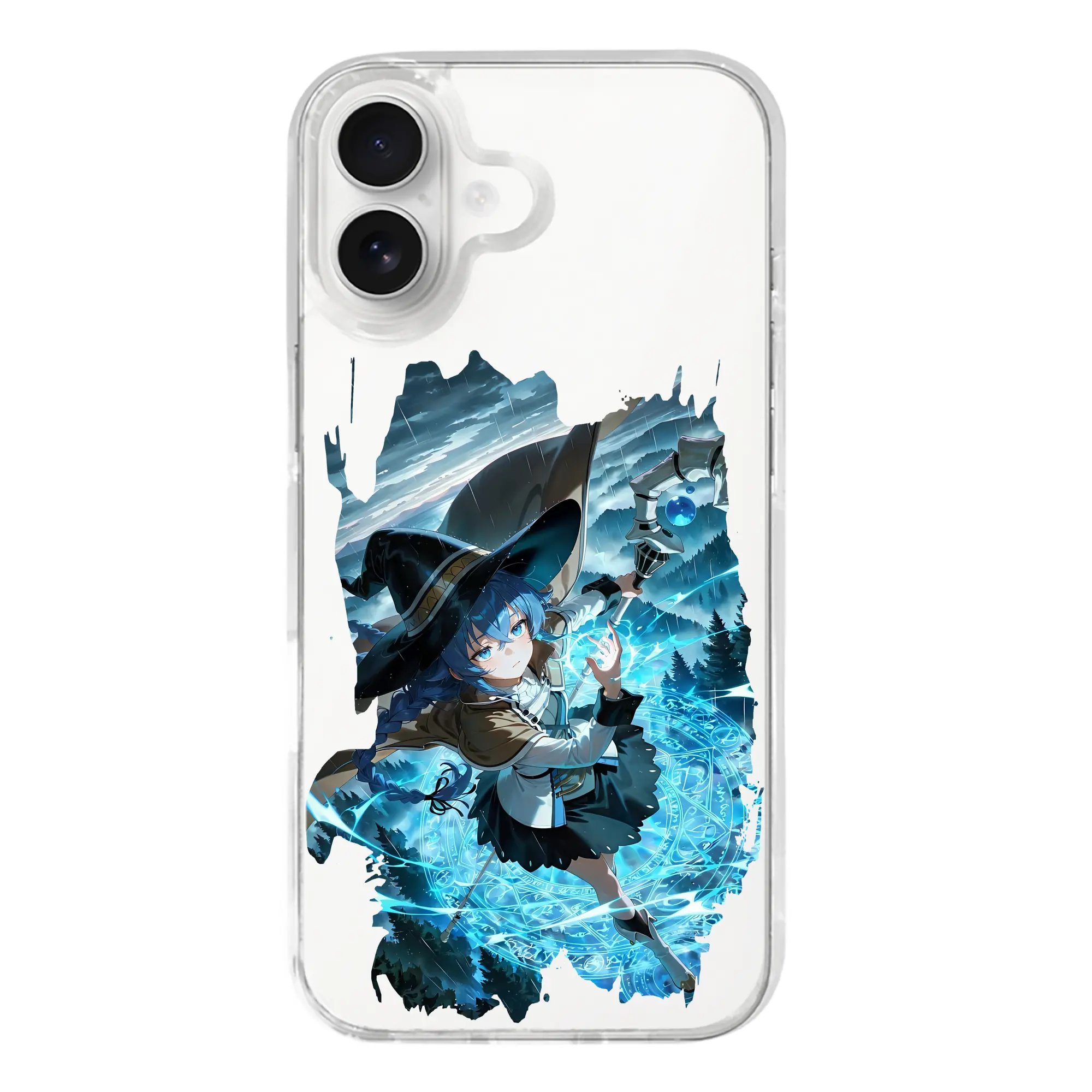 無職転生 グッズ,ロキシー・ミグルディア - iPhone 17シリーズ 透明スマホケース – 薄型・耐衝撃・精密フィット保護カバー